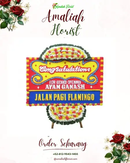 Sewa Papan Bunga Plaju